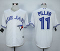 Custom Fan-Made Kevin Pillar Toronto Blue Jays #11 Blue Baseball Jersey