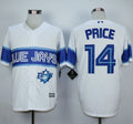Custom Fan-Made David Price Exclusive Toronto Blue Jays #14 Blue Baseball Jersey