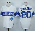 Custom Fan-Made Josh Donaldson Exclusive Toronto Blue Jays #20 Blue Baseball Jersey