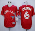 Custom Fan-Made Marcus Stroman Canada Toronto Blue Jays #6 Red Baseball Jersey
