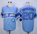 Custom Fan-Made Josh Donaldson Exclusive Toronto Blue Jays #20 Blue Baseball Jersey