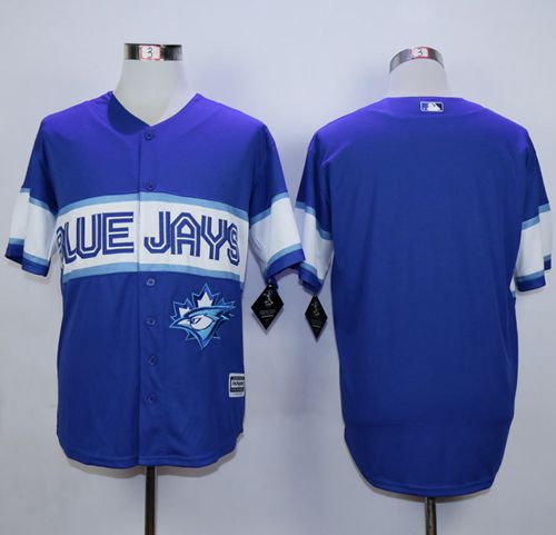 Custom Fan-Made Exclusive Blue Toronto Blue Jays Baseball Jersey Toronto Blue Jays Blue Baseball Jersey