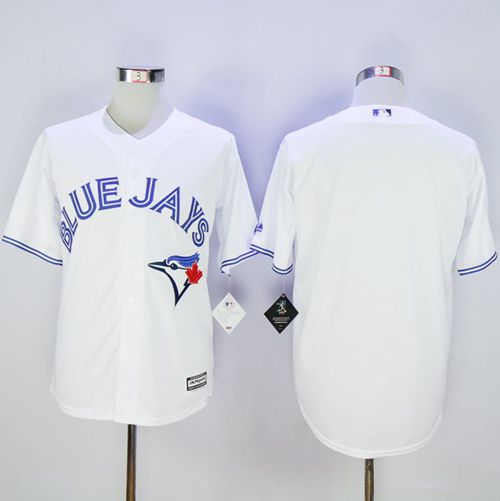 Custom Fan-Made White Toronto Blue Jays Baseball Jersey Toronto Blue Jays Blue Baseball Jersey