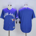 Custom Fan-Made Blue Toronto Blue Jays Baseball Jersey Toronto Blue Jays Blue Baseball Jersey