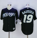Custom Fan-Made Jose Bautista Toronto Blue Jays #19 Blue Baseball Jersey