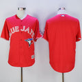 Custom Fan-Made Canada Red Toronto Blue Jays Baseball Jersey Toronto Blue Jays Red Baseball Jersey
