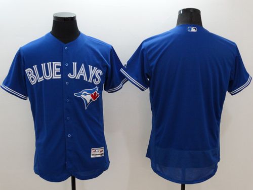 Custom Fan-Made Blue Toronto Blue Jays Baseball Jersey Toronto Blue Jays Blue Baseball Jersey