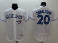Custom Fan-Made Josh Donaldson Toronto Blue Jays #20 Blue Baseball Jersey