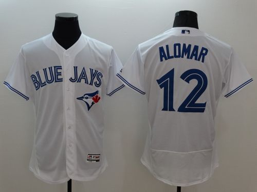 Custom Fan-Made Roberto Alomar Toronto Blue Jays #12 Blue Baseball Jersey