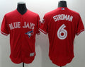Custom Fan-Made Marcus Stroman Canada Toronto Blue Jays #6 Red Baseball Jersey
