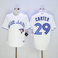 Custom Fan-Made Joe Carter Toronto Blue Jays #29 Blue Baseball Jersey