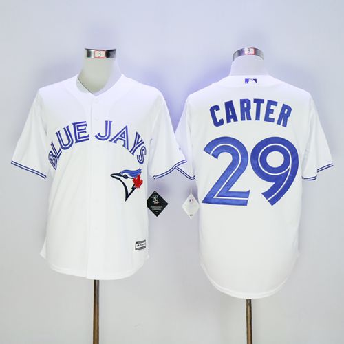 Custom Fan-Made Joe Carter Toronto Blue Jays #29 Blue Baseball Jersey