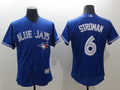 Custom Fan-Made Marcus Stroman Toronto Blue Jays #6 Blue Baseball Jersey