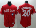 Custom Fan-Made Josh Donaldson Canada Toronto Blue Jays #20 Red Baseball Jersey
