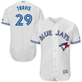 Custom Fan-Made Devon Travis Toronto Blue Jays #29 Blue Baseball Jersey