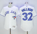 Custom Fan-Made Roy Halladay Toronto Blue Jays #32 Blue Baseball Jersey