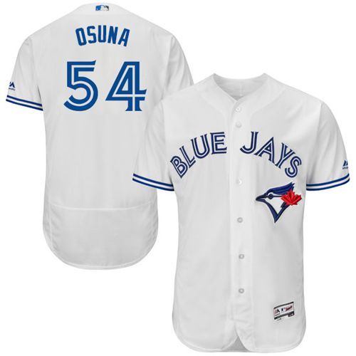 Custom Fan-Made Roberto Osuna Toronto Blue Jays #54 Blue Baseball Jersey