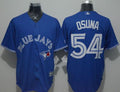 Custom Fan-Made Roberto Osuna Toronto Blue Jays #54 Blue Baseball Jersey