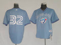 Custom Fan-Made Harry Halladay Toronto Blue Jays #32 Blue Baseball Jersey