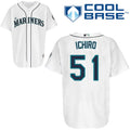 Custom Fan-Made Ichiro Suzuki Seattle Mariners #51 White Baseball Jersey