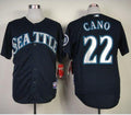 Custom Fan-Made Robinson Cano Seattle Mariners #22 Blue Baseball Jersey