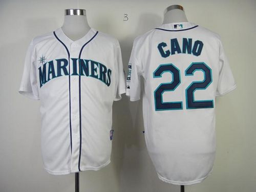 Custom Fan-Made Robinson Cano Seattle Mariners #22 White Baseball Jersey