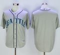 Custom Fan-Made Grey Seattle Mariners Baseball Jersey Seattle Mariners Grey Baseball Jersey