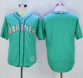 Custom Fan-Made Green Seattle Mariners Baseball Jersey Seattle Mariners Green Baseball Jersey
