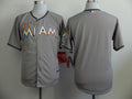Custom Fan-Made Grey Miami Marlins Baseball Jersey Miami Marlins Grey Baseball Jersey