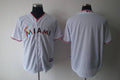 Custom Fan-Made None Miami Marlins #00 White 2012 Baseball Jersey
