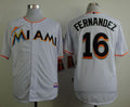 Custom Fan-Made Jose Fernandez Miami Marlins #16 White Baseball Jersey