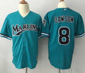 Custom Fan-Made Andre Dawson Miami Marlins #8 Green 1995 Throwback Baseball Jersey