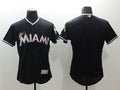 Custom Fan-Made Black Miami Marlins Baseball Jersey Miami Marlins Black Baseball Jersey