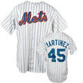 Custom Fan-Made Peddro Martinez Blue New York Mets #45 Blue Baseball Jersey