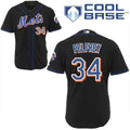 Custom Fan-Made Mike Pelfrey New York Mets #34 Black Baseball Jersey