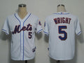 Custom Fan-Made David Wright New York Mets #5 White Baseball Jersey