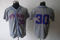 Custom Fan-Made Nolan Ryan New York Mets #30 Grey 1969 Baseball Jersey