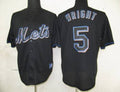 Custom Fan-Made David Wright New York Mets #5 Black Baseball Jersey