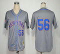 Custom Fan-Made Tug McGraw New York Mets #56 Grey 1965 Baseball Jersey