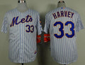 Custom Fan-Made Matt Harvey New York Mets #33 White Baseball Jersey