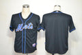 Custom Fan-Made Black New York Mets Baseball Jersey New York Mets Black Baseball Jersey