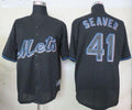 Custom Fan-Made Tom Seaver New York Mets #41 Black Baseball Jersey