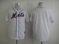 Custom Fan-Made White New York Mets Baseball Jersey New York Mets White Baseball Jersey