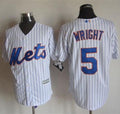 Custom Fan-Made David Wright New York Mets #5 White Baseball Jersey