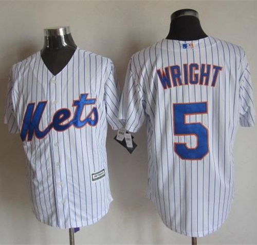 Custom Fan-Made David Wright New York Mets #5 White Baseball Jersey