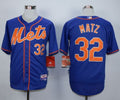 Custom Fan-Made Steven Matz New York Mets #32 Blue Baseball Jersey
