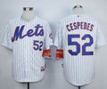Custom Fan-Made Yoenis Cespedes New York Mets #52 White Baseball Jersey