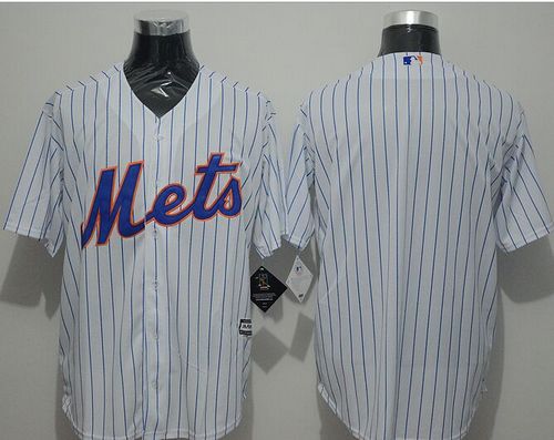 Custom Fan-Made White New York Mets Baseball Jersey New York Mets White Baseball Jersey