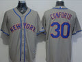 Custom Fan-Made Michael Conforto New York Mets #30 Grey Baseball Jersey