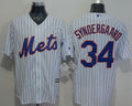 Custom Fan-Made Noah Syndergaard New York Mets #34 White Baseball Jersey